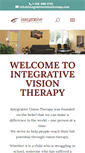 Mobile Screenshot of integrativevisiontherapy.com